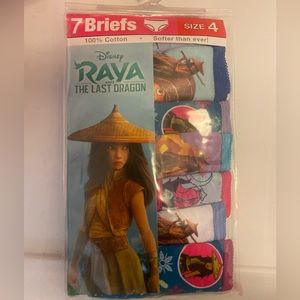 Disney Raya and the last dragon Brand new toddler briefs size 4